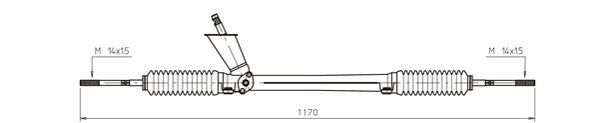 GENERAL RICAMBI Рулевой механизм WW4042